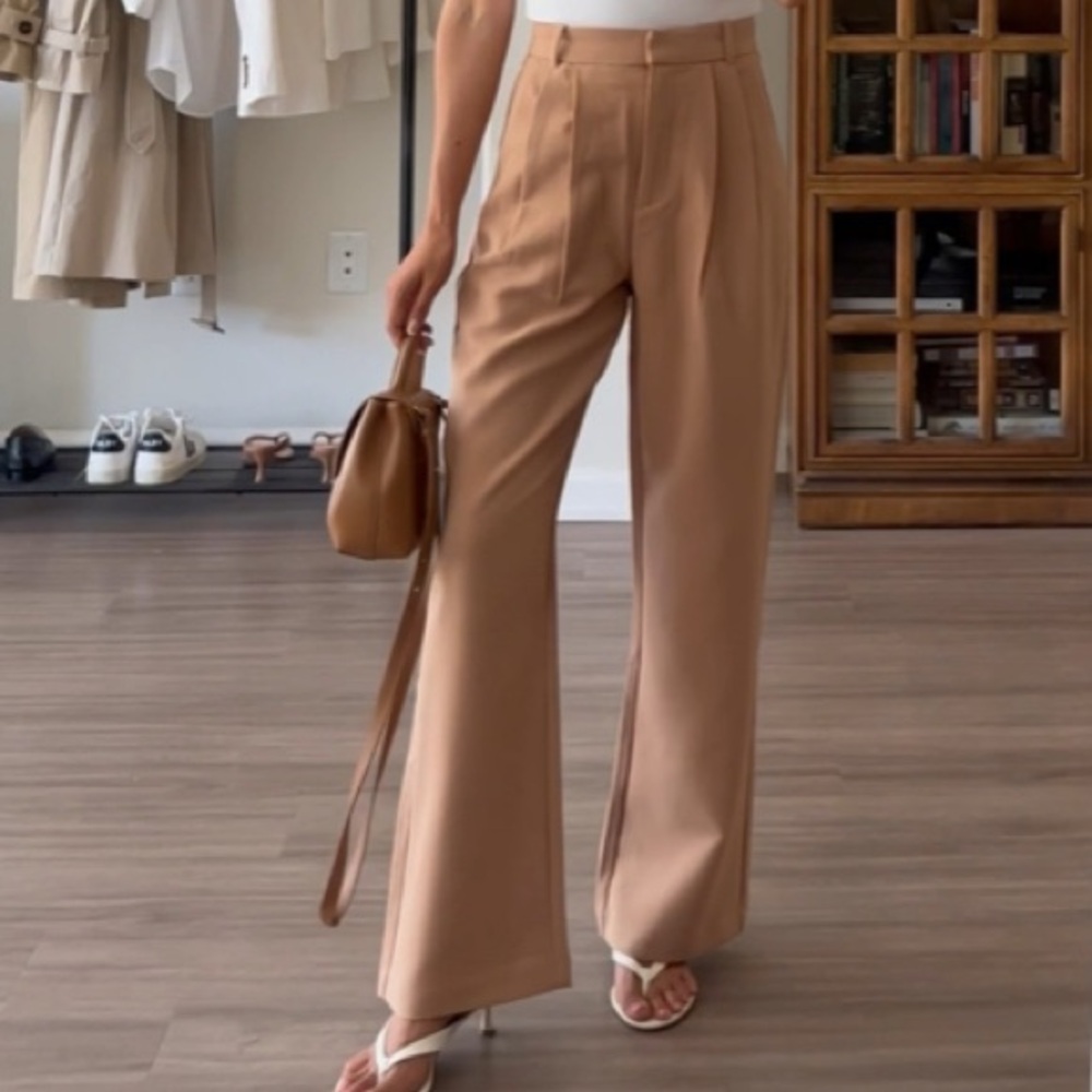 A&F Sloane Tailored Pant in Brown NWT Sz 27Short